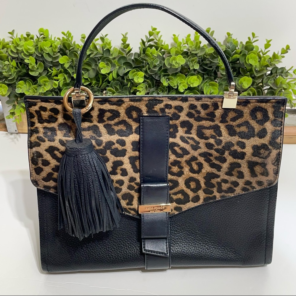 Kate Spade Calf Hair Pebbled Leather Bag